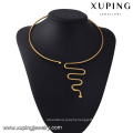 Xuping 2016 Lastest Brass Hard Round Circle Necklace